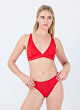Kırmızı Kadın Bikini Üst J5SL-SWM7501