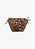 Çok Renkli Kadın Leopar İpli Klasik Bikini Alt BONY