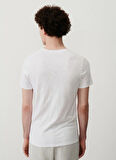 Beyaz Erkek Standart T-Shirt MBYSA18BE25BLANC