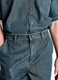 American Vintage Normal Bel Normal Paça Straight Erkek Denim Pantolon MOZY11AE25MEGRECAS