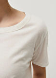Beyaz Kadın Oversize T-Shirt GAMI02BE25_BLANC
