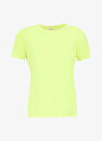 Yeşil Kadın Oversize T-Shirt GAMI21E25_JAUNE FLUO