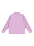Lila Kız Çocuk Dik Yaka Relaxed Polar Sweatshırt J5WG-SWT7502