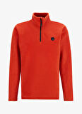 Discovery Expedition D5WM-SWT3300 Kiremit Fermuarlı Yaka Basic Düz Erkek Polar Sweatshırt