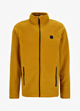Discovery Expedition D5WM-SWT3301 Hardal Dik Yaka Basic Düz Erkek Polar Sweatshırt
