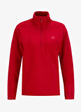 Discovery Expedition D5WL-SWT3302 Kırmızı Fermuarlı Yaka Basic Düz Kadın Polar Sweatshırt