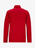Discovery Expedition D5WL-SWT3302 Kırmızı Fermuarlı Yaka Basic Düz Kadın Polar Sweatshırt