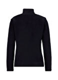 Discovery Expedition D5WL-SWT3302 Siyah Fermuarlı Yaka Basic Düz Kadın Polar Sweatshırt