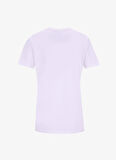 Fabrika Bisiklet Yaka Baskılı Beyaz Kadın T-Shirt F5WL-TST0244