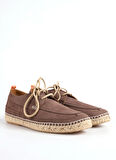Abarca Deri Taupe Erkek Espadril BLUCHER INGLES