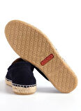 Abarca Deri Lacivert Erkek Espadril MOCASIN