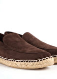 Abarca Deri Kahve Erkek Espadril MOCASIN LISO