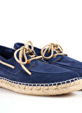 Abarca Deri Lacivert Erkek Espadril NAUTICO