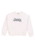 Jeep Baskılı Kız Çocuk Ekru Sweatshırt J5WG-SWT7553