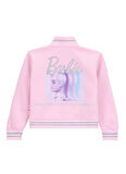 Barbie Bisiklet Yaka Pembe Kız Çocuk Sweatmont BRB5WG-SWT6670
