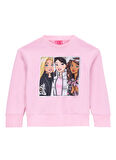 Barbie Baskılı Kız Çocuk Pembe Sweatshırt BRB5WG-SWT6637