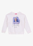 Barbie Baskılı Kız Çocuk Ekru Sweatshırt BRB5WG-SWT6628