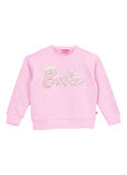 Barbie Baskılı Kız Çocuk Pembe Sweatshırt BRB5WG-SWT6605