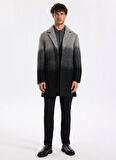Fabrika Gri - Siyah Erkek Palto F5WM-PLT 2207