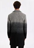 Fabrika Gri - Siyah Erkek Palto F5WM-PLT 2207