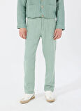 Mr. Mood Standart Bel Normal Paça Standart Yeşil Erkek Pantolon MR BRICKELL PANTS