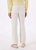 Mr. Mood Standart Bel Normal Paça Standart Beyaz Erkek Pantolon MR TOM Pants