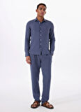 Mr. Mood Lastikli Bel Normal Paça Standart Lacivert Erkek Pantolon MR ROG PANTS
