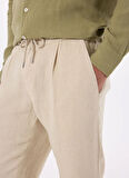 Mr. Mood Lastikli Bel Normal Paça Standart Bej Erkek Pantolon MR ROG PANTS