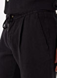 Mr. Mood Lastikli Bel Normal Paça Standart Siyah Erkek Pantolon MR ROG PANTS