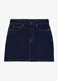 Jeep Koyu İndigo Kadın Denim Etek J5WL-ETK7011