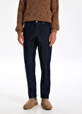 Jeep Normal Bel Düz Paça Slim Fit Koyu Lacivert Erkek Denim Pantolon J5WM-PNT7869