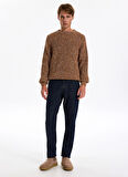 Jeep Normal Bel Düz Paça Slim Fit Koyu Lacivert Erkek Denim Pantolon J5WM-PNT7869