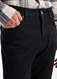 Fabrika Normal Bel Normal Paça Slim Fit Siyah Erkek Denim Pantolon F5WM-PNT 2850