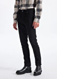 Fabrika Normal Bel Normal Paça Slim Fit Siyah Erkek Denim Pantolon F5WM-PNT 2850