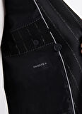 Fabrika Slim Fit Siyah Erkek Çizgili Ceket SANKRUV- 2- PB