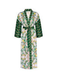Lisalina Sarı - Yeşil Kadın Kimono LLBW0016