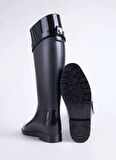 Fabrika Siyah Kadın Yağmur Botu KATHY-LARISA