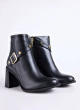 Fabrika Siyah Kadın Topuklu Bot BLOCK-BLENID