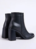 Fabrika Siyah Kadın Topuklu Bot BLOCK-BELLA