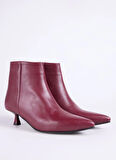 Fabrika Bordo Kadın Topuklu Bot KITTEN-CHARLEY