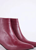 Fabrika Bordo Kadın Topuklu Bot KITTEN-CHARLEY