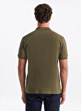 People By Fabrika Düz Haki Erkek Polo T-Shirt PBF5WM-TST 5022