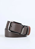 Fabrika Erkek Kemer Fbk 013 4cm Çift Kahve-Taba