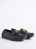 F By Fabrika Siyah Kadın Loafer INEL