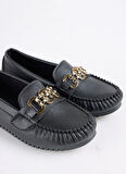 F By Fabrika Siyah Kadın Loafer INEL