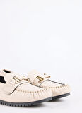 F By Fabrika Bej Kadın Loafer AYRA