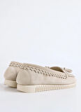 F By Fabrika Ekru Kadın Günlük Ayakkabı KROY