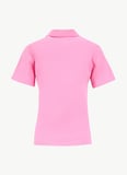 Fabrika Düz Pembe Kadın Polo T-Shirt