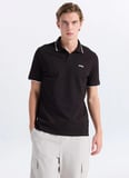 Jeep Siyah Erkek Polo T-Shirt J6SM-TST7299