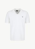 Fabrika Beyaz Erkek Slim Fit Jakarlı Polo T-Shirt F6SM-TST 2068